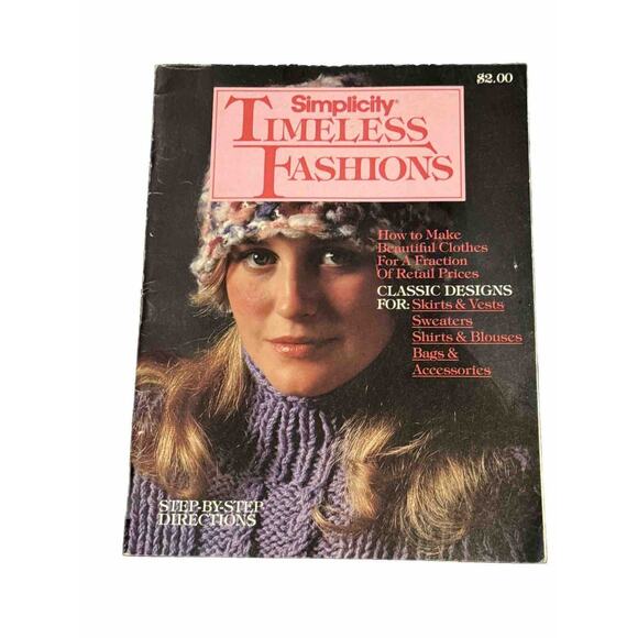 Simplicity Timeless Fashions Magazine 1981 VTG Multiple Patterns Instructions - Picture 1 of 6